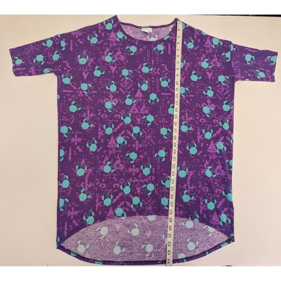 Lularoe Disney Irma Medium Minnie Mouse Tunic Hi Lo Top Oversized Fit Shirt EUC - Picture 2 of 9